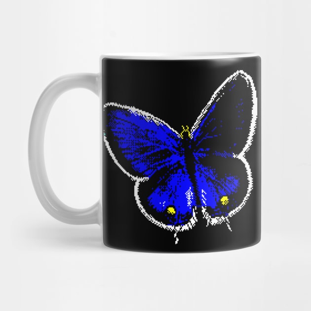 Pixel Butterfly 8 Bit by 8 Fists of Tees